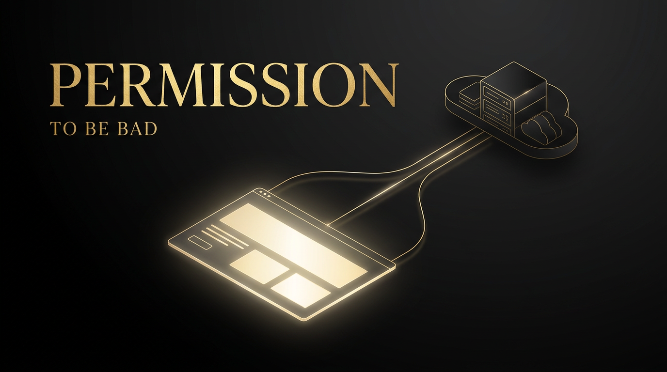 Permission to Be Bad at This