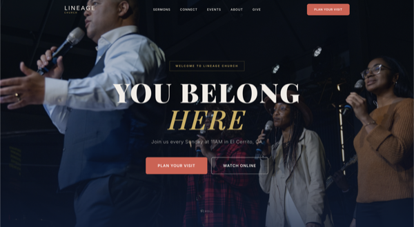 Lineage Church screenshot